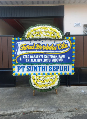 Papan Bunga Duka di Curup Timur